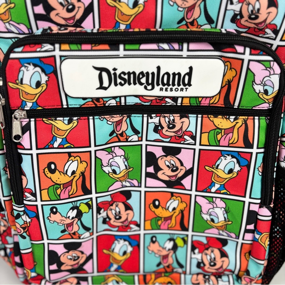 Disneyland Multi-Colored Character Backpack Micke… - image 2